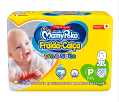 Fralda Calca Dia & Noite Mamypoko Regular P 22 Unidades