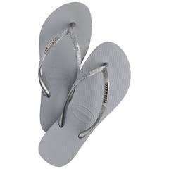 Havaianas Slim Sparkle II Cinza Gelo 35/36