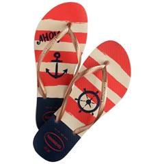 Havaianas Slim Nautical Bege/Rose Gold 33/34