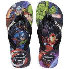 Havaianas Kids Top Marvel II Preto 33/34