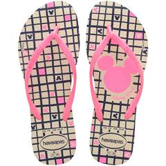 Havaianas Slim Disney Bege Palha 33/34