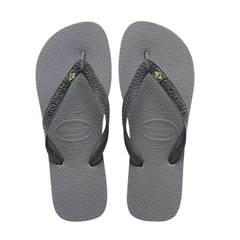 Havaianas Kids Brasil Logo Cinza Aco/Cinza Aco 27/28