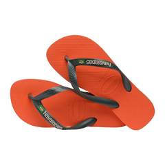 Havaianas Kids Brasil Logo Laranja Sunset 25/26