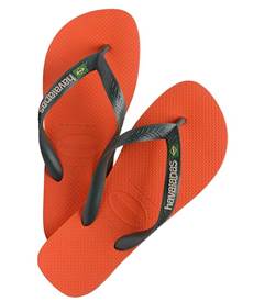 Havaianas Kids Brasil Logo Laranja Sunset 45/46