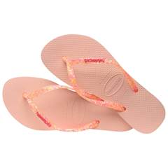 Havaianas Slim Logo Metallic Rosa/Rosa 45/46