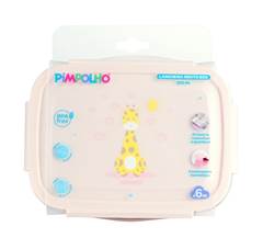 Lancheira Bento Box 550Ml Girafa Fem  - Rosa