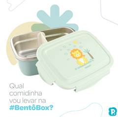 Lancheira Bento Box 550Ml Leao Masc  - Verde