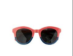 OOculos de Sol Infantil Tam Unico Fem Coral/Marinho