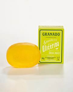 Sabonete Barra Granado Glicerina Erva-Doce 90g