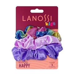 Lanossi Kids Elastico Cabelo Scruch Happy