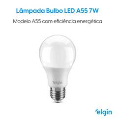 EL LAMPADA BULBO LED 7W A55 BIVOLT 6500K
