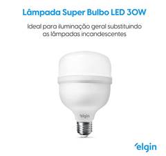 EL LAMPADA BULBO LED T 30W BIVOLT 6500K