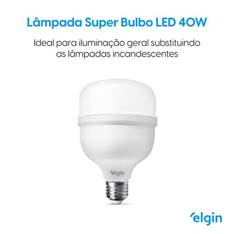 EL LAMPADA BULBO LED T 40W BIVOLT 6500K