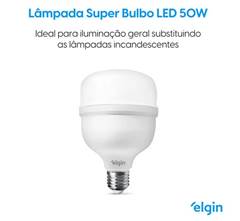 EL LAMPADA BULBO LED T 50W BIVOLT 6500K