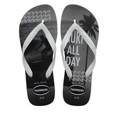 Havaianas Top Athletic Cinza aço/Preto/Branco 39/40
