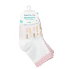 Kit Meia Colorida Feminina Com 3 Pecas Tamanho 21-25 79203