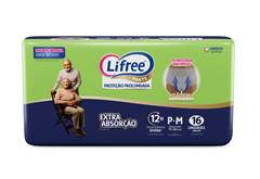 Fralda Calca Geriatrica Extra Absorção Jumbo Lifree P/M 16 Unidades