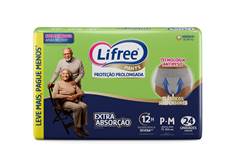 Fralda Calca Geriatrica Extra Absorção Hiper Lifree P/M 24 Unidades