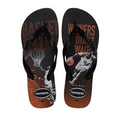 Havaianas Top Athletic Preto/Laranja Sunset 37/38