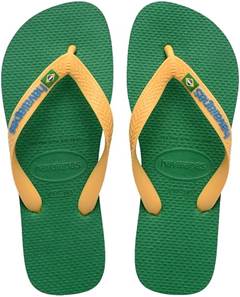 H BRASIL LOGO VERDE/AMARELO 43/44#