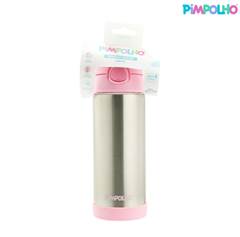 Garrafa Termica Inox Aço Escovado Feminino 400ML Unidade