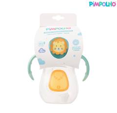 Copo De Treinamento verde com alca e tampa tichinho 280ML 02 unidades