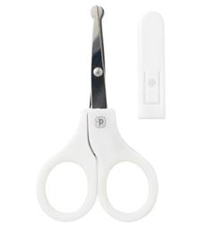 Tesoura Para Bebe Unissex Branca - Unidade