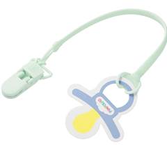 Prendedor Chupeta em Silicone 30cm Unissex Verde - Unitário