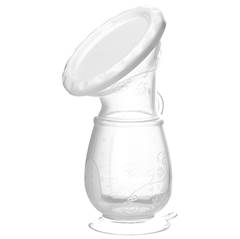 Coletor Leite Materno De Silicone 90ML Branco - Unidade