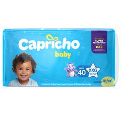 Fralda Capricho Baby Hiper XXG 40 Unidades