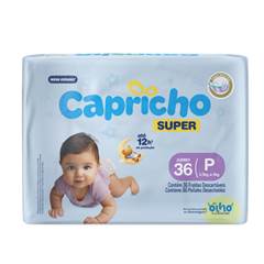 Fralda Capricho Super P 36 Unidades