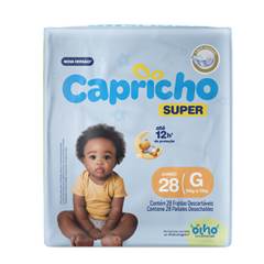 Fralda Capricho Super G 28 Unidades