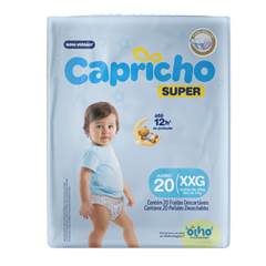 Fralda Capricho Super XXG 20 Unidades
