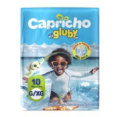 Fralda Capricho Gluby Regular G/XG 10 Unidades