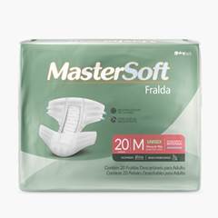 Fralda Mastersoft Jumbo M 20 Unidades