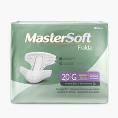 Fralda Mastersoft Jumbo G 20 Unidades