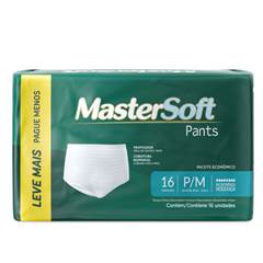 Fralda Mastersoft Pants Econômico P/M 16 Unidades