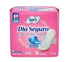 Absorvente Sofy Dia Seguro Diurno 08 unidades