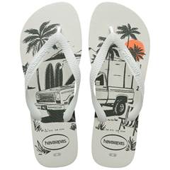 Havaianas Aloha Branco/Verde Oliveira 39/40