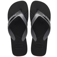 Havaianas Dual Cinza Aço/Preto 41/42