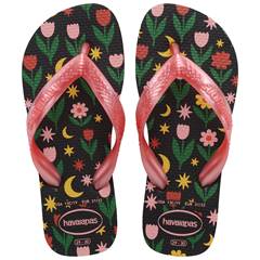 Havaianas Kids  Flores Preto 23/24