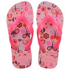 Havaianas Kids Flores Manga Rosa 23/24