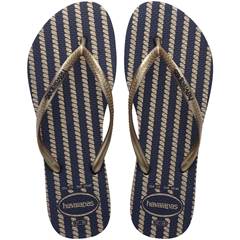 Havaianas Slim Nautical Marinho/Rose Gold 37/38*