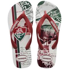 Havaianas Top Times Fluminense Branco/Branco 39/40
