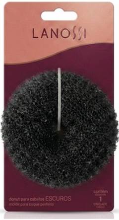 Lanossi Donut para Cabelo Escuro - Unidade