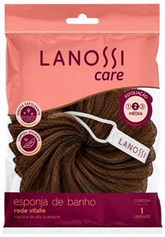 Lanossi Esponja Banho Rede Vitalle - Unidade