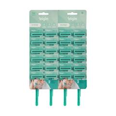 Elgin Cartela Fast Care 2 Laminas Masculina Emborrachada - 02 unidades
