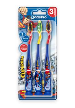 Jade Pró Escova Dental 333 Superman Ventosa, Macia L3P2 - Unidade