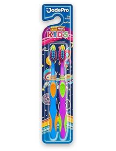 Jade Pró Escova Dental Popmax Kids, Macia - 02 Unidades