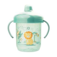 Copo de treinamento bico rigido c/alca e tampa Leao 240ml